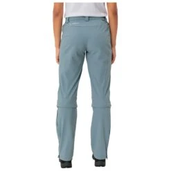 VAUDE Women's Farley Stretch Capri T-Zip Pants III - Zip-Off Hose -Vaude vaude womens farley stretch capri t zip pants iii zip off hose detail 4