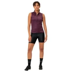 VAUDE Women's Posta Full Zip Tricot SL - Rad Singlet -Vaude vaude womens posta full zip tricot sl rad singlet detail 5