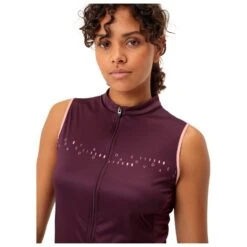 VAUDE Women's Posta Full Zip Tricot SL - Rad Singlet -Vaude vaude womens posta full zip tricot sl rad singlet detail 6